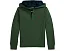 Регби футболка Polo Ralph Lauren Kids с капюшоном и клетчатой отделкой для детей постарше