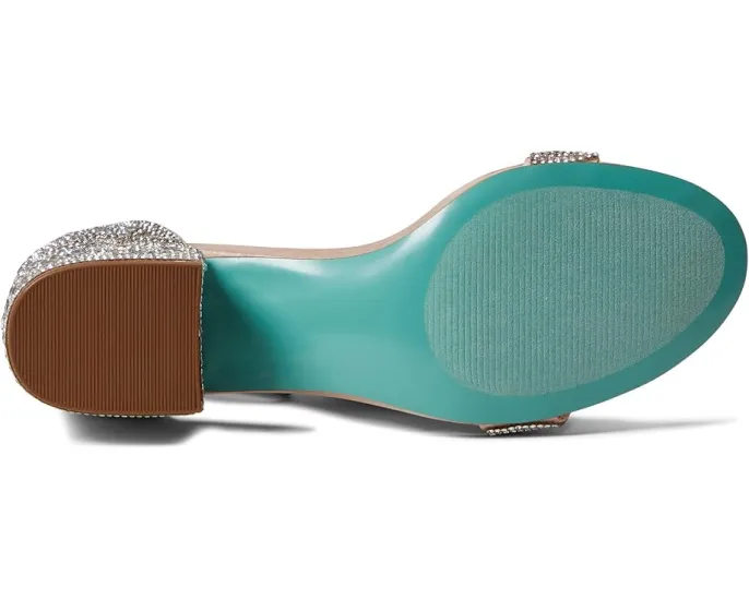 Бренд Blue by Betsey Johnson Босоножки Mari на каблуке с квадратной платформой и стразами