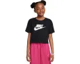 Детская футболка Nike Kids Cropped Futura T-Shirt из мягкого хлопка