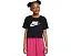 Детская футболка Nike Kids Cropped Futura T-Shirt из мягкого хлопка