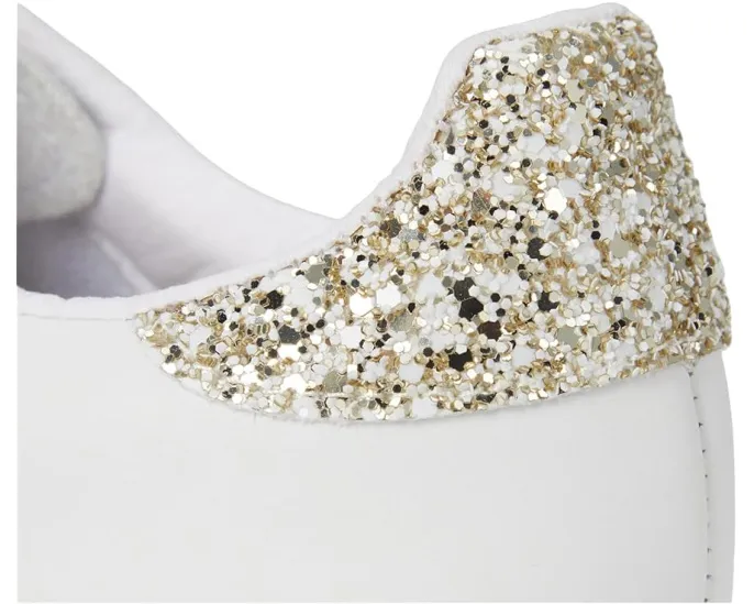 Кроссовки Tenis Leather & Glitter victoria с кожаным верхом и блестками