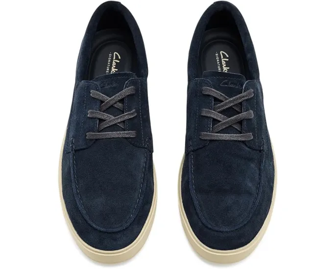 Обувь Clarks Lockford Boat из замши с мокасиновым носком для умного кэжуала