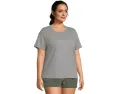 Короткая футболка Prana Everyday из органического хлопка с круглым вырезом