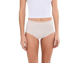 Natori Bliss Full Brief 3 шт. трусы с кружевной отделкой