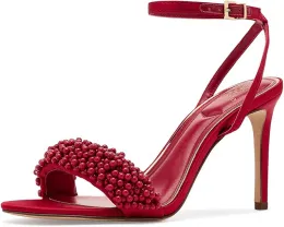 Vince Camuto босоножки на шпильке Arleem с ремешком на щиколотке и отделкой из бусин