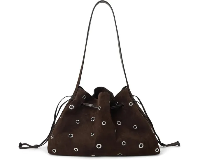 Сумка-шопер The Drawstring Shoulder Bag из кожи Madewell