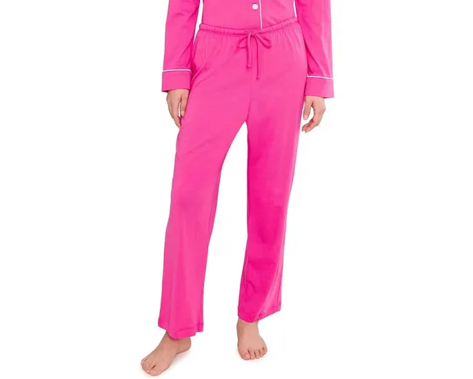 Пижамный комплект Lauren Ralph Lauren с длинным рукавом и брюками 7/8