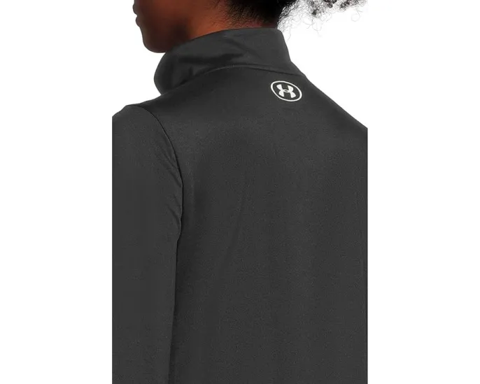 Under Armour футболка Tech 1/2 Zip Solid с воротником и длинными рукавами