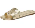 Сандалии-слипоны Duo Metallic из металлизированной кожи с открытым носком