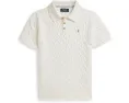 Детский свитер поло Polo Ralph Lauren Kids с жаккардовым узором для старших детей