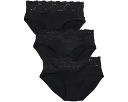 Трусы PACT Lace Waist Brief 3 шт с кружевной резинкой