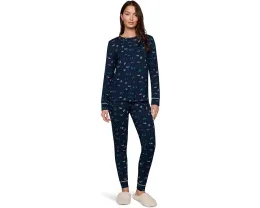Пижамный комплект Eberjey Gisele Printed Crew из тенселя с модалом