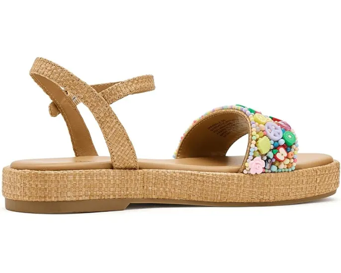 Детские сандалии Steve Madden Kids Arabela с 3D украшениями и ремешком на липучке