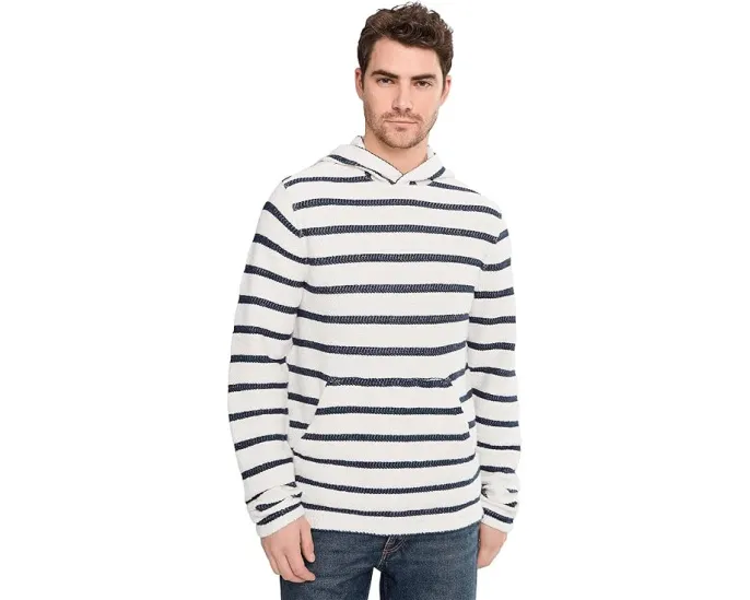 Толстовка Faherty Whitewater Hoodie с капюшоном и карманом кенгуру