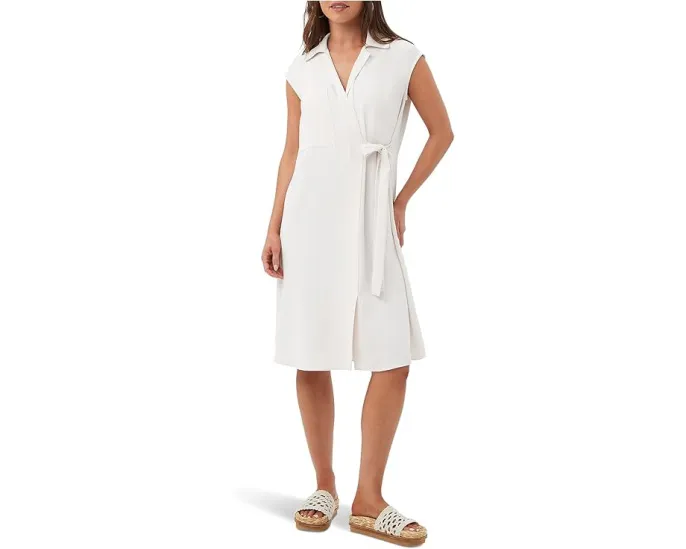 Платье Meron с воротником и V-образным вырезом от Trina Turk