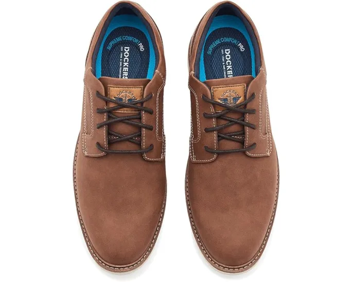 Dockers мужские туфли Halstead из черной экокожи