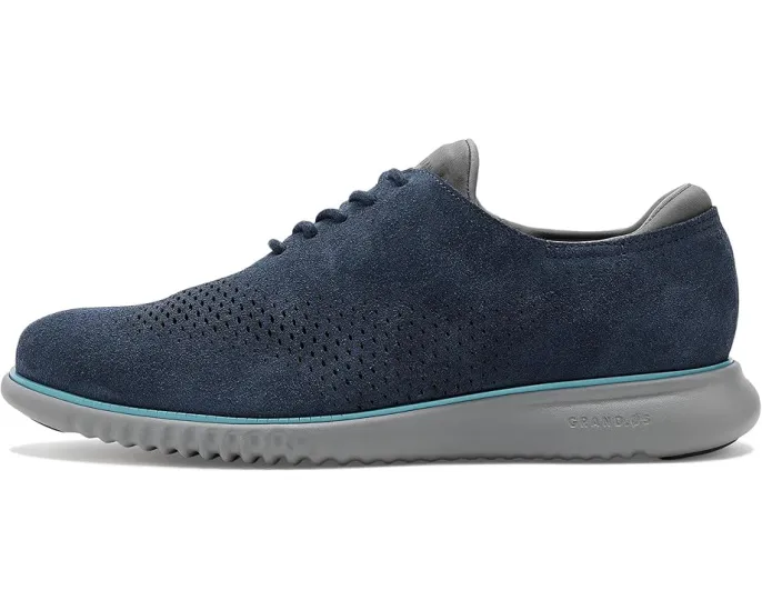 Оксфорды 2.Zerogrand Casual Leather Laser Wing Tip на легкой подошве