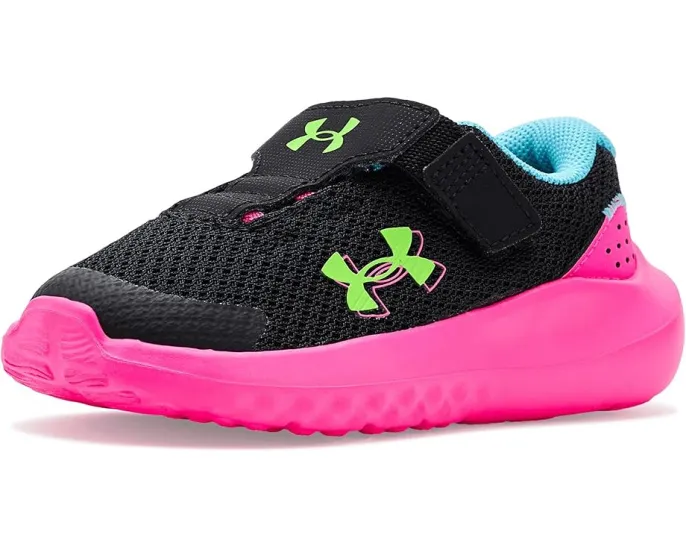 Under Armour детские кроссовки Surge 4 с застежкой на липучке для малышей
