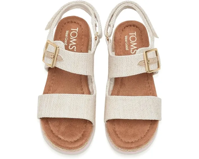 Детские сандалии TOMS Giana на платформе с клиновидным каблуком