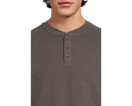 Хенли Barefoot Dreams Waffle Thermal с длинным рукавом из вафельной ткани