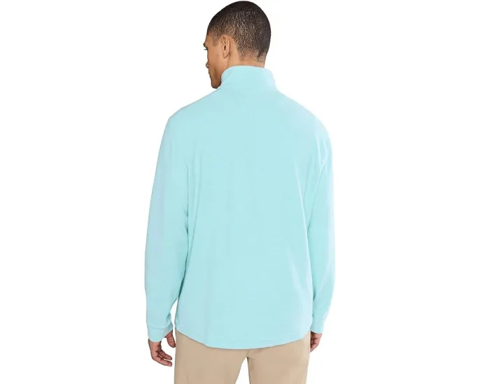 Vineyard Vines Свитшот Calmwater на четверть молнии из переработанных материалов