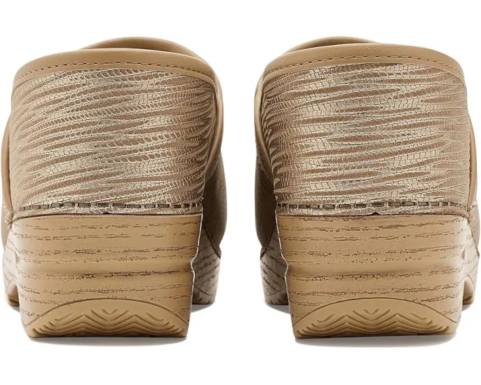 Клоги Dansko Professional из кожи Gold с пенной подошвой