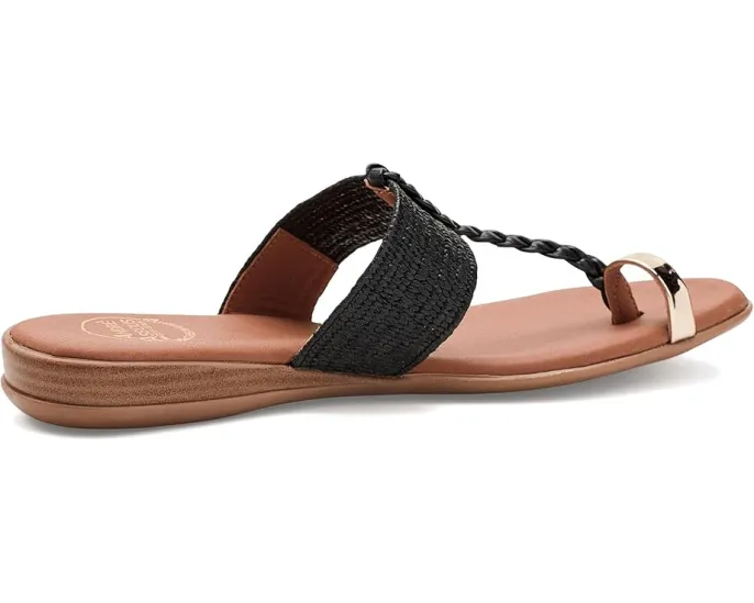 Летние сандалии Andre Assous Neo с кольцом для пальца и эластичным ремешком