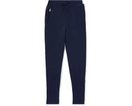 Леггинсы Polo Ralph Lauren Kids из френч терри для старших детей с прорезными карманами
