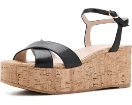 Сандалии Stuart Weitzman Dayna Wedge на платформе с открытым носком