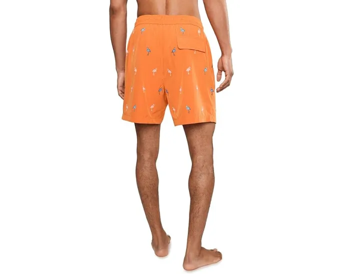 Плавки Tommy Bahama Naples Flamingle 6 с принтом фламинго и сетчатым вкладышем 25 дюймов