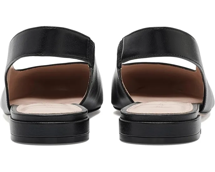 Босоножки Stassi Slingback Stuart Weitzman с леопардовым принтом на каблуке