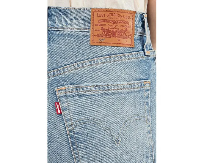 Шорты Levi's Premium 501 Mid Thigh из премиального денима прямого кроя