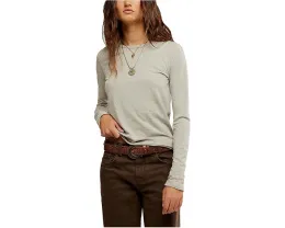 Футболка Free People Nova Tee с длинным рукавом из смеси органического хлопка и переработанных материалов