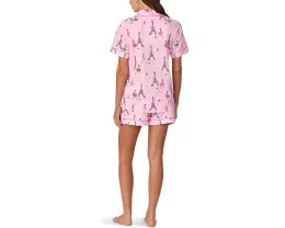 Пижамный комплект Bedhead PJs с короткими рукавами и шортами-боксерами