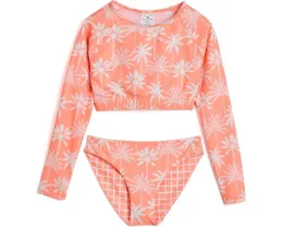 Snapper Rock Kids Двухкомпонентный рашгард с пальмами Cali Palms для детей
