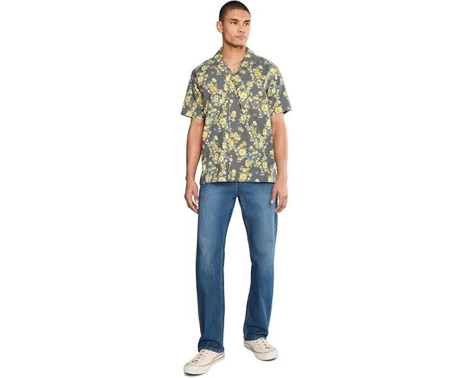 Рубашка Hurley Dogpatch Camp с коротким рукавом и цветочным принтом