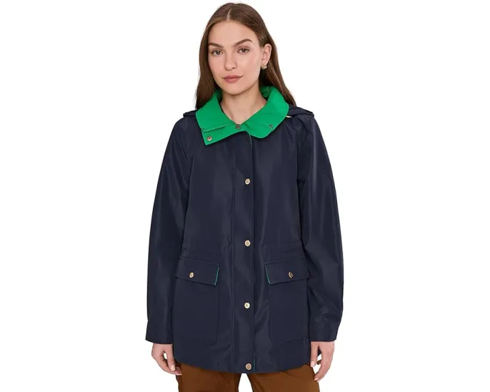 Куртка Lauren Ralph Lauren Anorak Contrast Hood с капюшоном и длинными рукавами