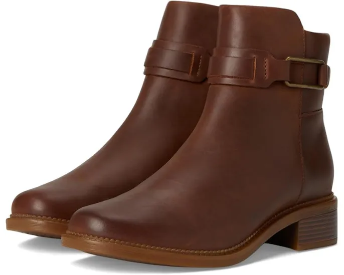 Ботильоны Clarks Maye Bella с молнией сбоку и деталью на пряжке