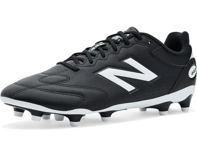 Бутсы футбольные New Balance 442 Team Fg V3 с кожаным верхом черные