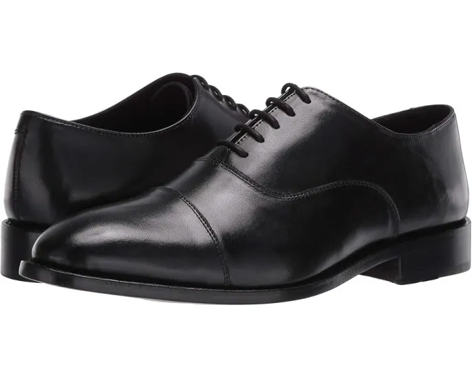 Оксфорды Clinton Cap Toe от Anthony Veer из цельной зернистой кожи