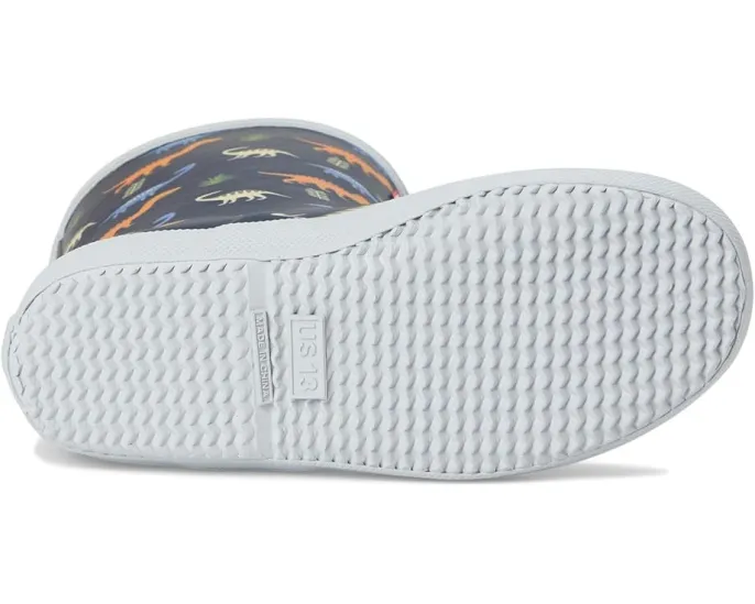 Детские резиновые сапоги Hunter First Classic с блестками и полоской