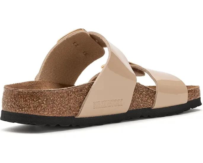 Сандалии Sydney Luxe Buckle от Birkenstock с патинированным верхом и крупными пряжками