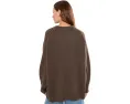 Свитер Eileen Fisher с круглым вырезом из хлопка и кашемира