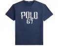 Хлопковая футболка Polo Ralph Lauren с принтом свободного кроя