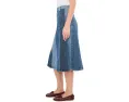 Free People джинсовая миди-юбка Sunbeam с асимметричным подолом