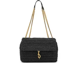 Сумка кроссбоди Rebecca Minkoff Edie MD с длинной цепью и узором