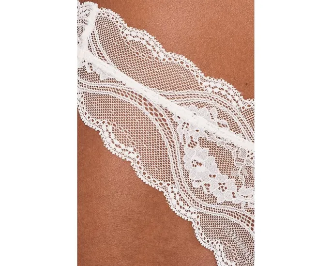 Трусы-стринги Free People Spring Fever из кружева с цветочным принтом