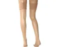 Чулки Wolford Satin Touch 20 Stay-Up с кружевной резинкой и атласным блеском