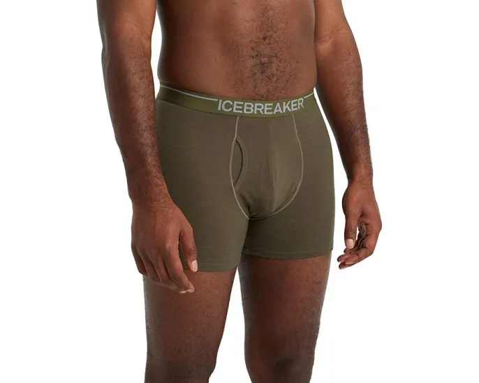 Трусы-боксеры Icebreaker Anatomica с гульфиком из мериносовой шерсти