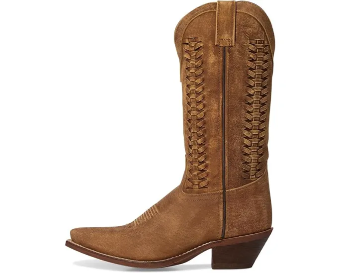 Ковбойские сапоги Laredo Ashlee с эффектом состаренной кожи и плетеным кантом